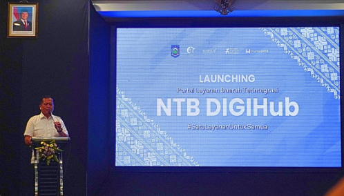 Launching Aplikasi NTB Digihub yang secara resmi diluncurkan oleh Gubernur Nusa Tenggara Barat